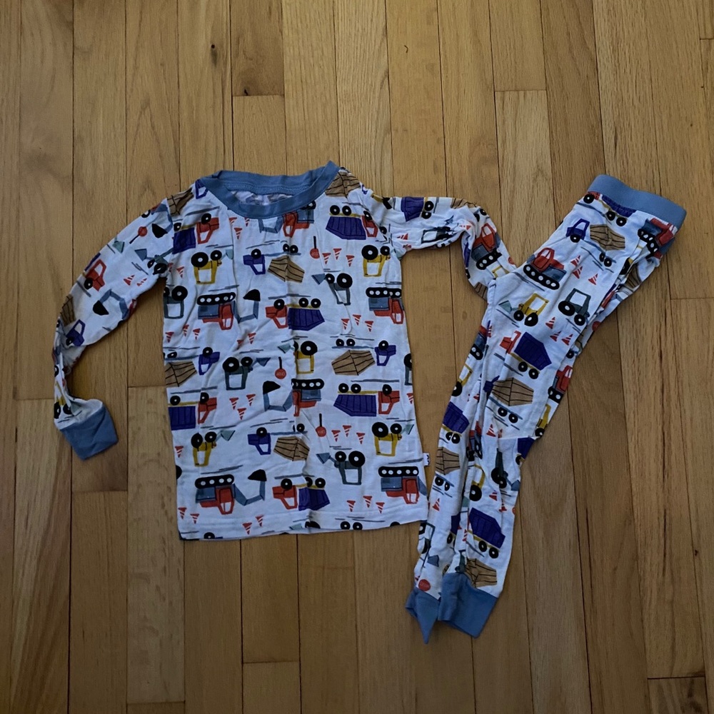 Little sleepies construction pjs